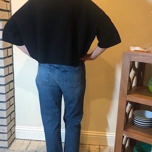 HELMUT LANG CASHMERE NEW! Cropped 3/4 sleeve THICK 100% CASHMERE Sweater.Size S.